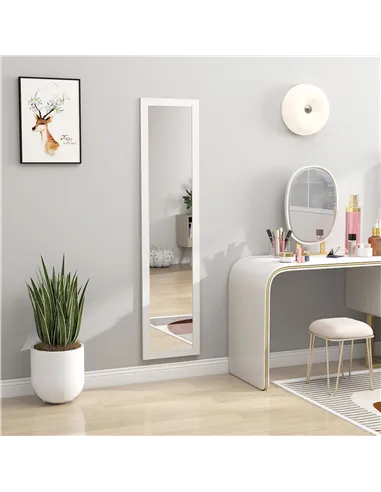 HOMCOM 37 x 157 cm Full Length Mirror - White