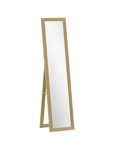 HOMCOM 37 x 157 cm Full Length Mirror - Natural