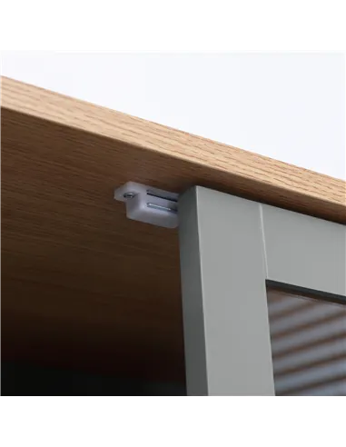 HOMCOM 180cm Tall Kitchen Pantry Cupboard, Freestanding Storage Cabinet with 5 Tier, Adjustable Shelves,  Drawer, Grey