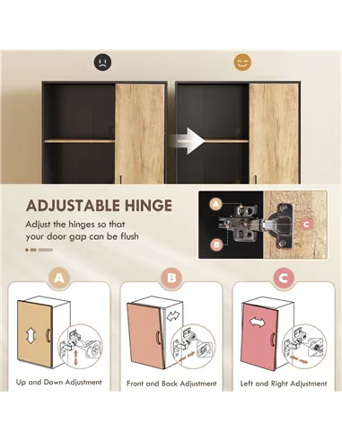 HOMCOM Tall Kitchen Cupboard, Freestanding Kitchen Pantry Cabinet with Adjustable Shelves, Drawers and Soft Close Door, 160cm