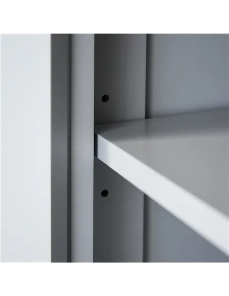 HOMCOM Multi-Storage Mid-Century Kitchen Cabinet - Grey