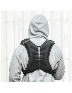 HOMCOM 8KG Weighted Vest, Running Weight Vest with Adjustable Strap, Convenient Pocket and Reflective Strips for Men and Women 2