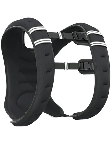 HOMCOM 5KG Weighted Vest, Running Weight Vest with Adjustable Strap, Convenient Pocket and Reflective Strips for Men and Women