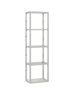 HOMCOM Four-Shelf Floor Lamp - Grey