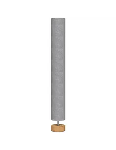 HOMCOM LED Floor Lamp for Living Room, 120cm Modern Standing Lamp with 3000K/4500K/6500K Colour Temperatures, Linen Shade and Wo