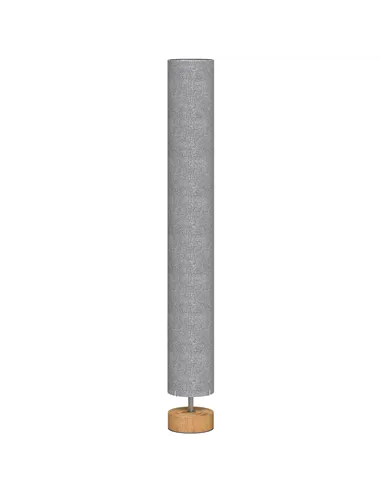 HOMCOM LED Floor Lamp for Living Room, 120cm Modern Standing Lamp with 3000K/4500K/6500K Colour Temperatures, Linen Shade and Wo