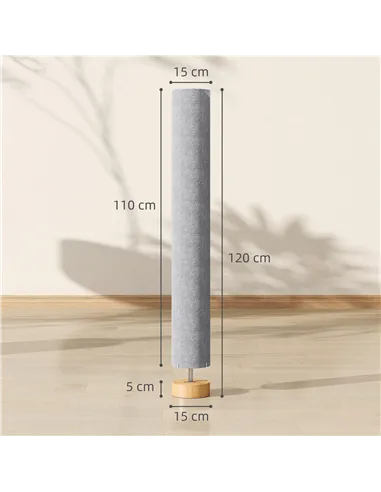 HOMCOM LED Floor Lamp for Living Room, 120cm Modern Standing Lamp with 3000K/4500K/6500K Colour Temperatures, Linen Shade and Wo