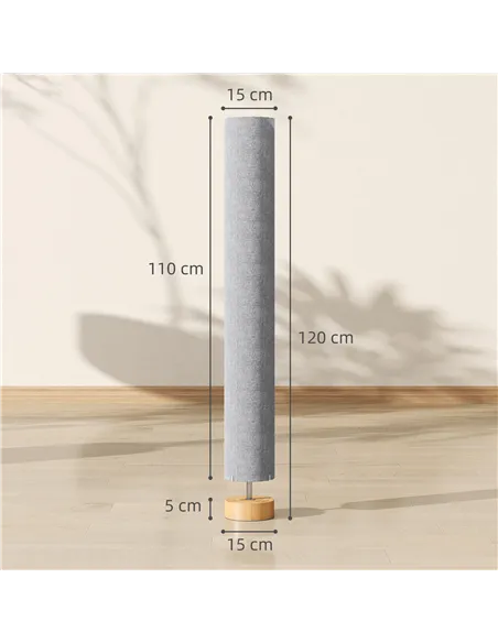 HOMCOM LED Floor Lamp for Living Room, 120cm Modern Standing Lamp with 3000K/4500K/6500K Colour Temperatures, Linen Shade and Wo