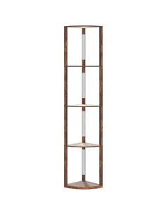 HOMCOM Three-Tier Corner Floor Lamp