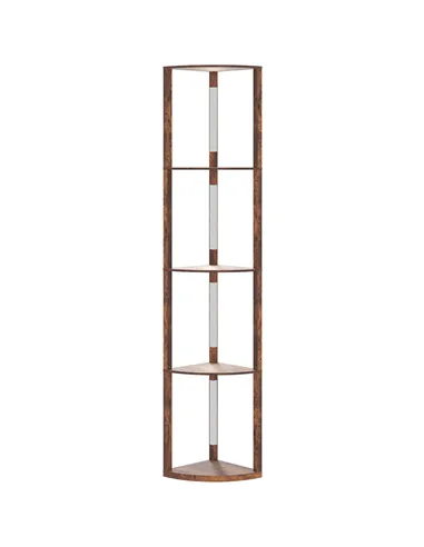 HOMCOM Three-Tier Corner Floor Lamp