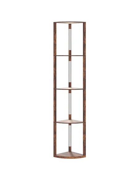 HOMCOM Three-Tier Corner Floor Lamp