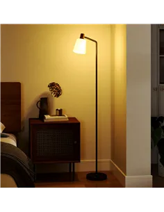 HOMCOM Floor Lamp with 350° Rotatable Head, Modern Standing Lamp with 3000K/4000K/6500K Colour Temperatures for Living Room Bedr 2