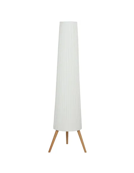 HOMCOM Three-Level Tripod Floor Lamp - White