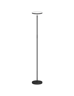 HOMCOM RGB Uplighter Floor Lamp, Tall Dimmable Standing Lamp with Remote & Touch Control, 350° Rotatable Head for Living Room Be