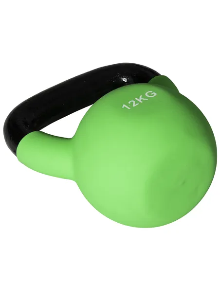 HOMCOM Soft Kettlebell, 12kg Kettle Bell with Non-Slip Handle for Home Gym Weight Lifting and Strength Training, Green