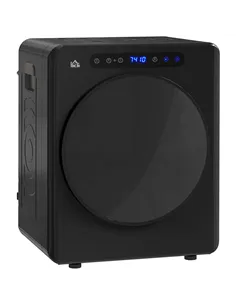 HOMCOM 4kg Compact 40-60℃  Tumble Dryer - Black