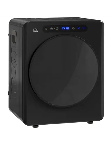HOMCOM 4kg Compact 40-60℃  Tumble Dryer - Black