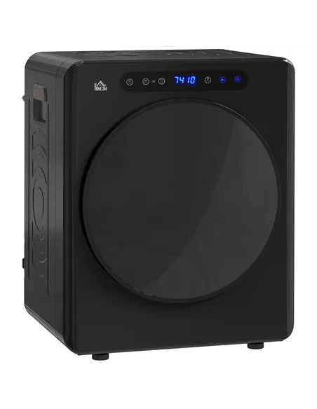 HOMCOM 4kg Compact 40-60℃  Tumble Dryer - Black