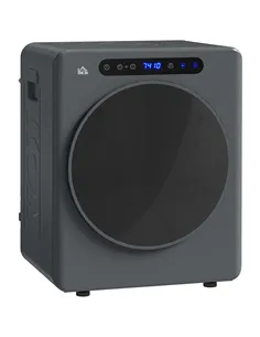 HOMCOM 4kg Compact 40-60℃  Tumble Dryer - Grey