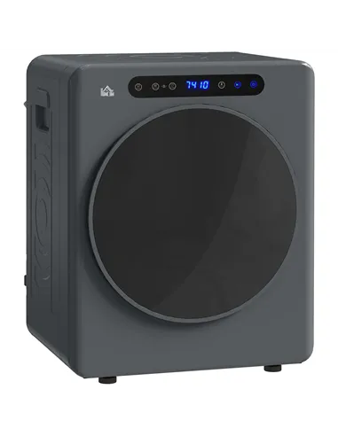 HOMCOM 4kg Compact 40-60℃  Tumble Dryer - Grey