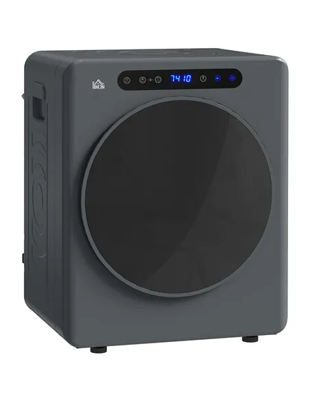 HOMCOM 4kg Compact 40-60℃  Tumble Dryer - Grey