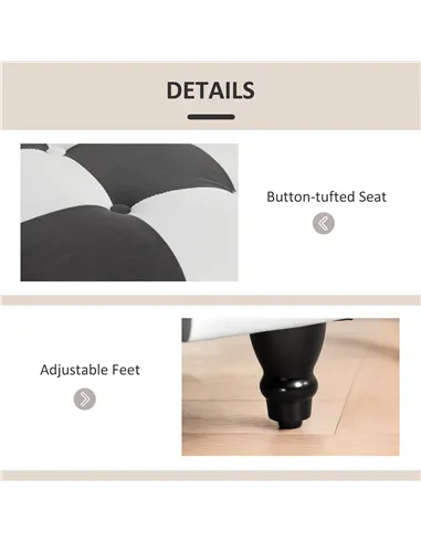 HOMCOM Storage Ottoman, Storage Bench with Wood Legs, Footstool, Footrest with Velvet Surface for Bedroom, Hallway, Living Room,