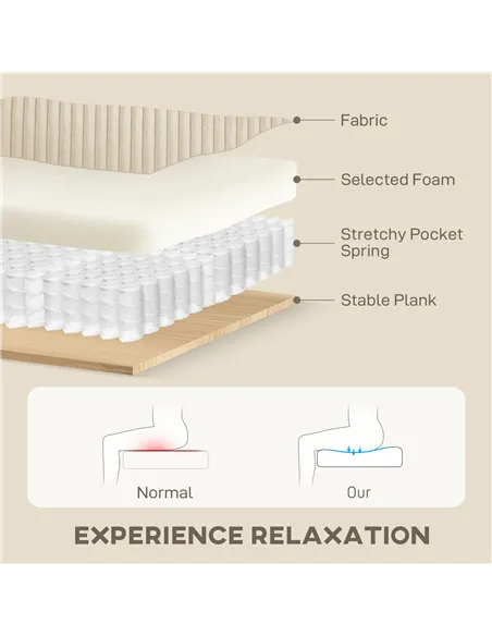 HOMCOM Modern 3 Seater Sofa with Spring Cushion, 212 cm Fabric Jumbo Cord Sofa Couch with 2 Scatter Cushions, Upholstered Cordur