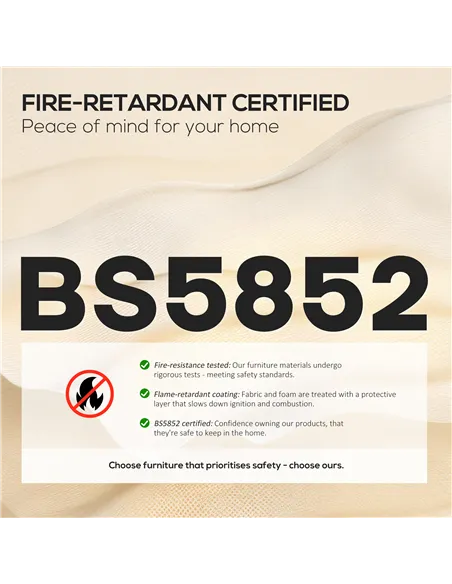 HOMCOM Modern 3 Seater Sofa with Spring Cushion, 212 cm Fabric Jumbo Cord Sofa Couch with 2 Scatter Cushions, Upholstered Cordur