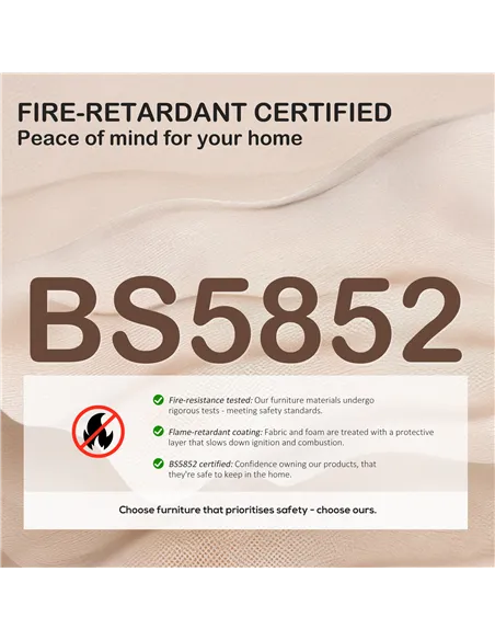 HOMCOM Modern 3 Seater Sofa with Spring Cushion, 212 cm Fabric Jumbo Cord Sofa Couch with 2 Scatter Cushions, Upholstered Cordur