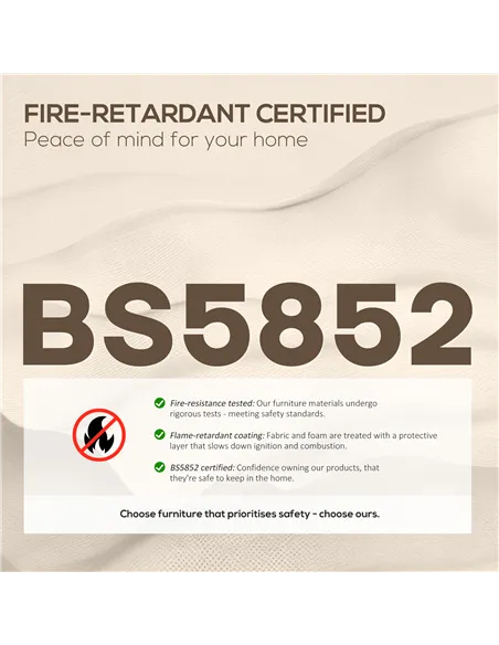 HOMCOM Two-Seater Leathaire Sofa - Light Brown