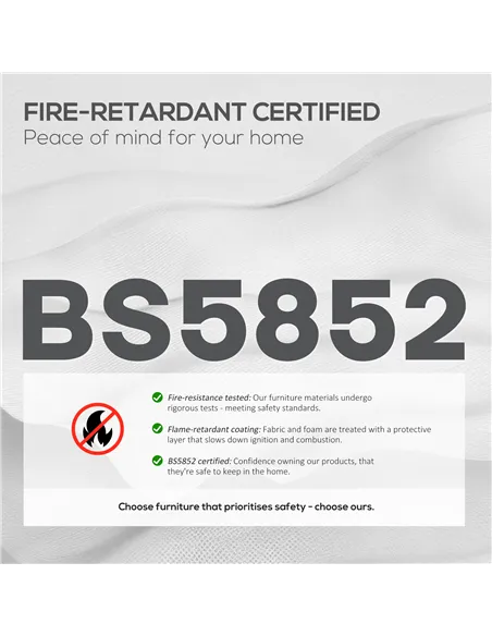 HOMCOM Two-Seater Leathaire Sofa - Grey