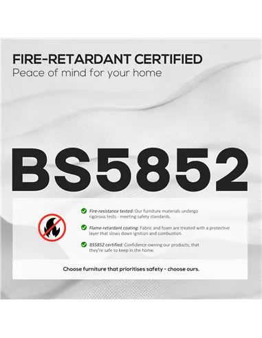 HOMCOM Wingback Accent Chair Tufted Chesterfield-style Armchair with Nail Head Trim for Living Room Bedroom Grey