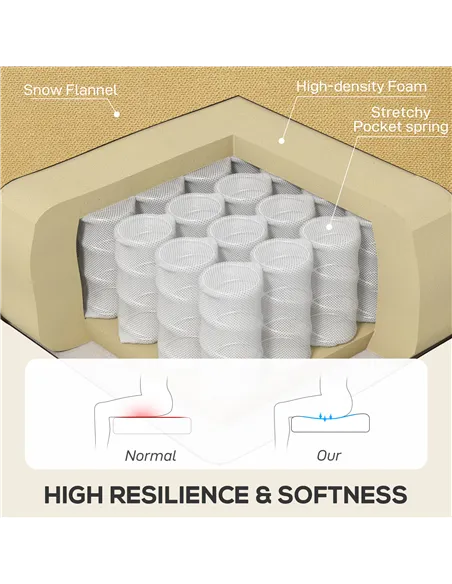 HOMCOM Wingback Accent Chair, Retro Upholstered Button Tufted Occasional Chair for Living Room and Bedroom, Yellow