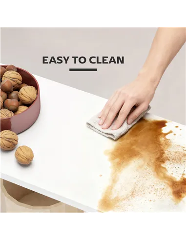 HOMCOM Side Table, Narrow End Table with Storage Shelves, S-Shaped, 3-Tier, 50W x 19.5D x 58H cm, White