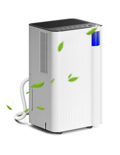 HOMCOM 12L/Day Dehumidifier, with Filter - White