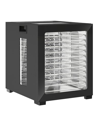 HOMCOM 12-Tray 40-70℃ Food Dehydrator - Black