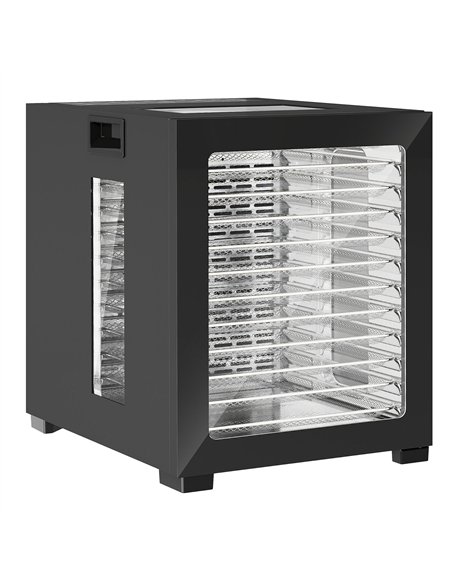HOMCOM 12-Tray 40-70℃ Food Dehydrator - Black