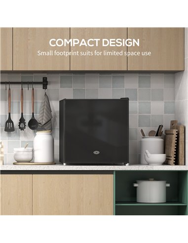 HOMCOM 35L Mini Freezer, -24℃ to -14℃ Temperature - Black