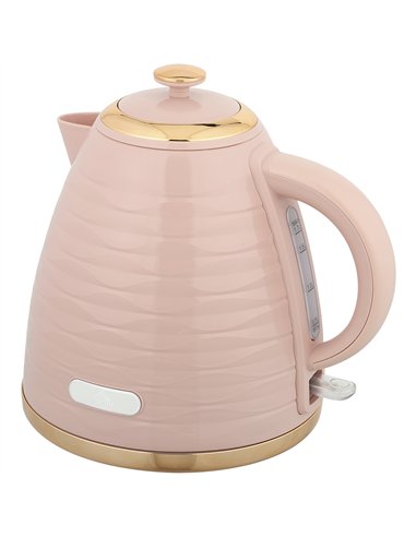 HOMCOM 3kW Rapid Boil Honeycomb Kettle - Pink