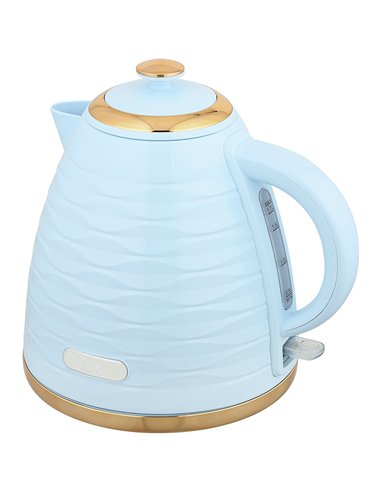 HOMCOM 3kW Rapid Boil Honeycomb Kettle - Light Blue