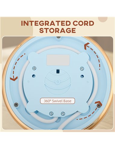 HOMCOM 3kW Rapid Boil Honeycomb Kettle - Light Blue