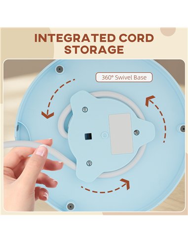 HOMCOM 3kW Rapid Boil Honeycomb Kettle - Light Blue