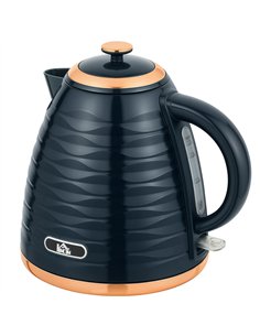 HOMCOM 3kW Rapid Boil Honeycomb Kettle - Dark Blue