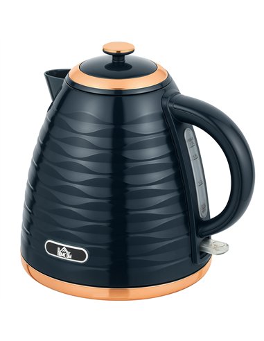 HOMCOM 3kW Rapid Boil Honeycomb Kettle - Dark Blue