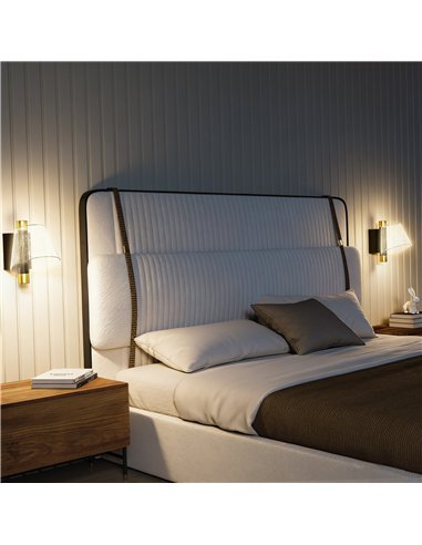 HOMCOM Led Wall Lamp 2 Pack, 5W Modern Indoor Starry Wall Light, Colour Temperature Adjustable 3000K/4000K/6500K, for Bedroom, L