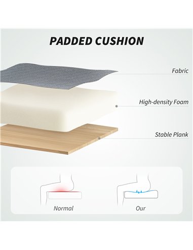 HOMCOM Mesh Back Office Chair, with Lumbar Support - Grey