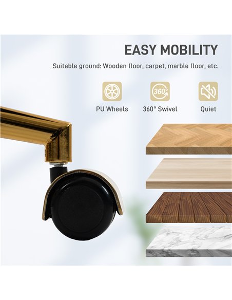 HOMCOM Faux Fur Rabbit Chair - Light Pink