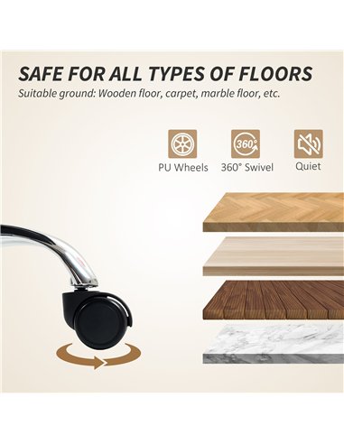 HOMCOM 155° Reclining Faux Leather Swivel Office Chair - Brown