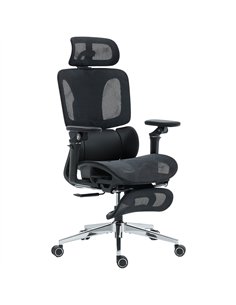 HOMCOM Ergonomic Office Chair, High Back Mesh Desk Chair, Black