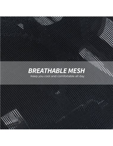 HOMCOM Ergonomic Office Chair, High Back Mesh Desk Chair, Black